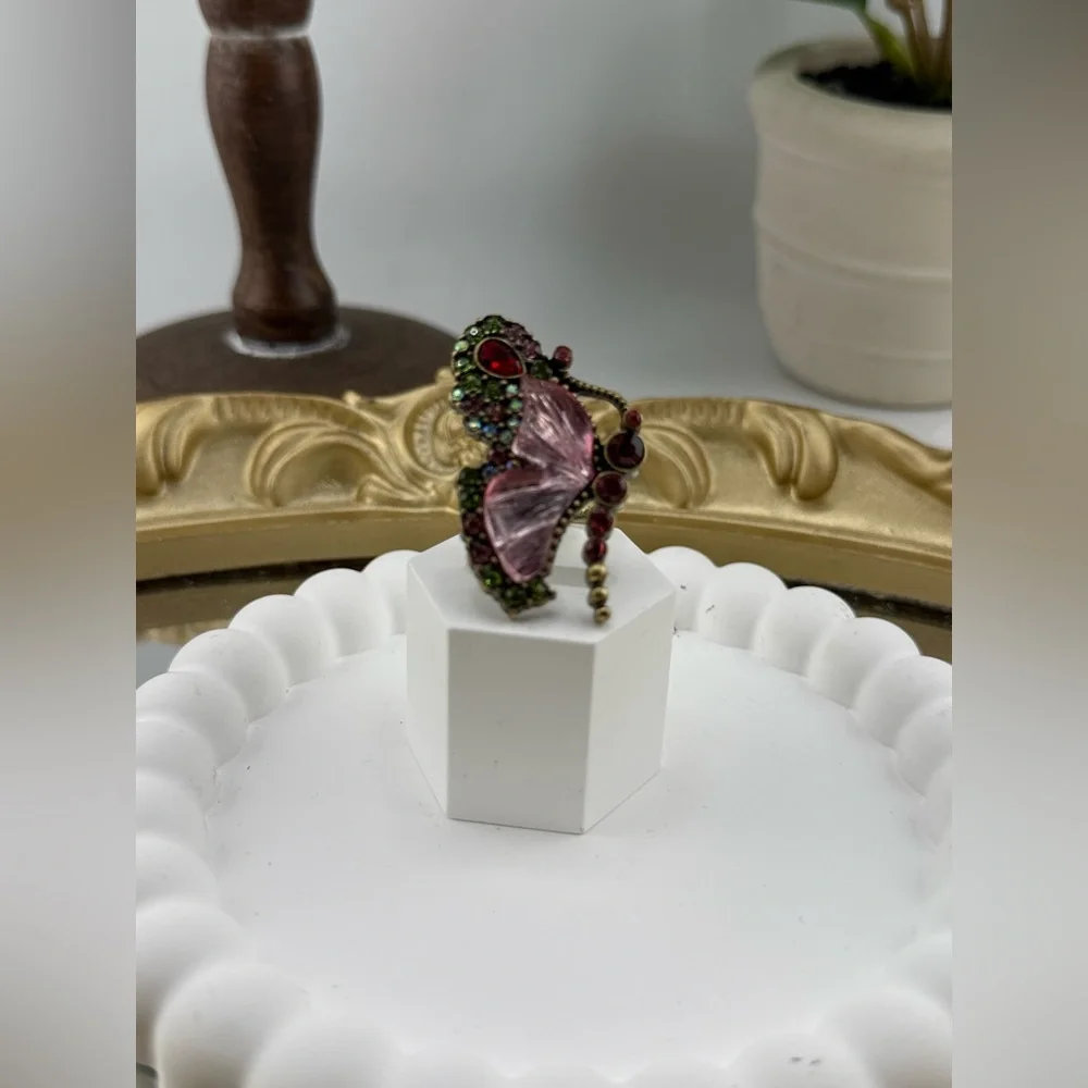 Vintage Style Butterfly Statement Ring ✨🦋 - Picture 5 of 9